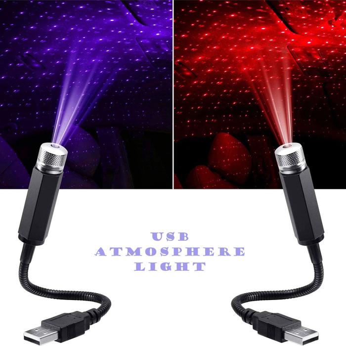 Proyektor Lampu Malam Bintang Atap Mobil LED Romantis Lampu Galaxy