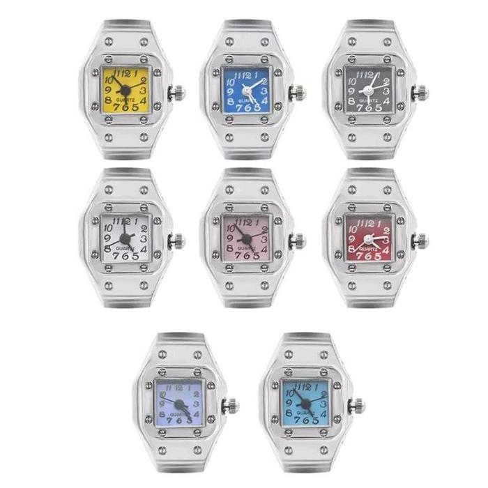 Jam Tangan Cicin Pria Wanita Impor Elegant dengan Desain Unik dan Warna Variatif untuk Tampilan Mewa