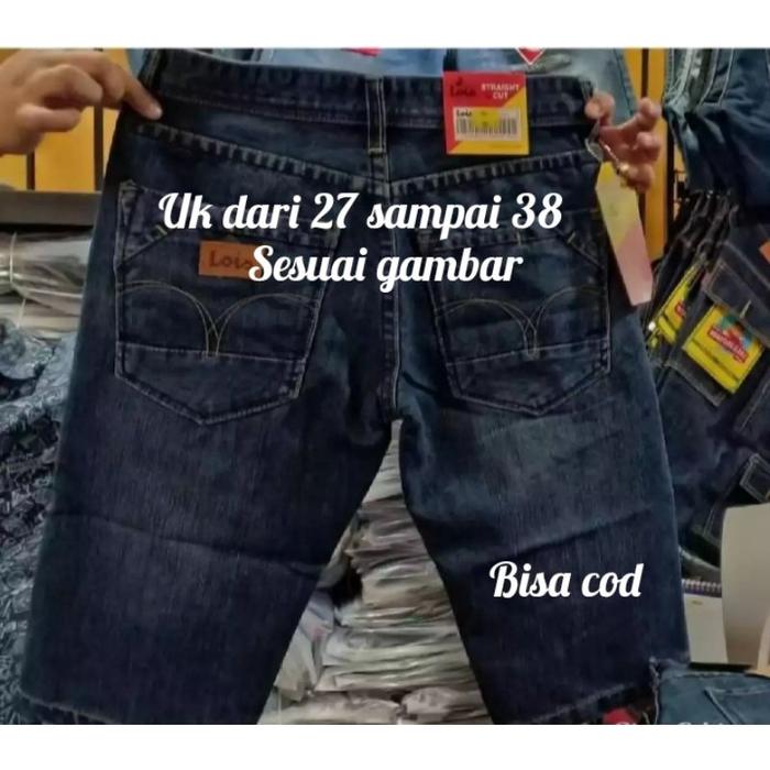 Lois terlaris ori pendek reguler pria//jeans lois fashion pria