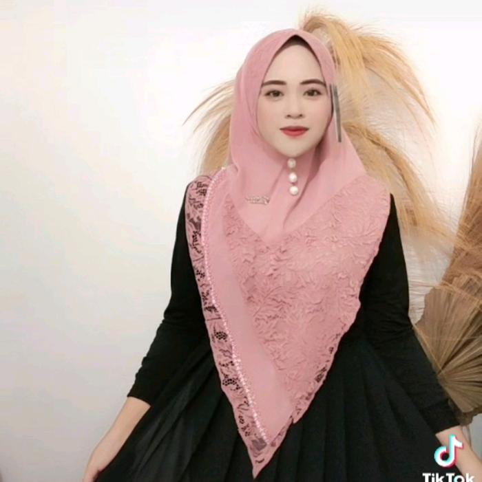 hijab fo ratna ceruty brukat ta layer