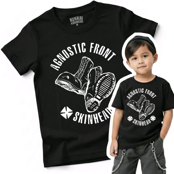 Kaos Anak Band Agnostic Front skinhead