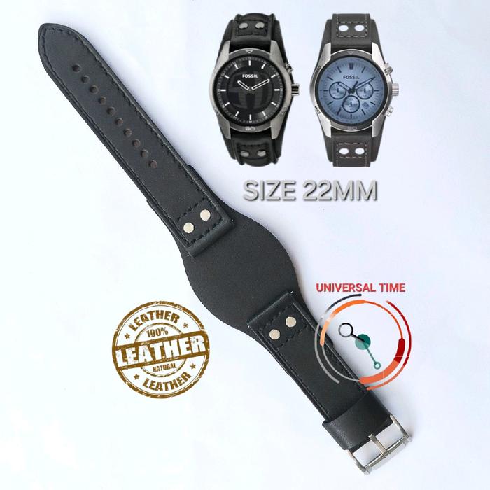 TALI JAM TANGAN KULIT ASLI GENUINE LEATHER STRAP DOUBLE BAND COACHMAN BARSTOW MACHINE MID CHRONOGRAP