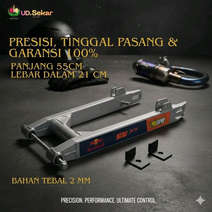Swing Arm arem gtx custom modif bebek trail RBT PNP basic Honda Blade Revo Supra Karisma