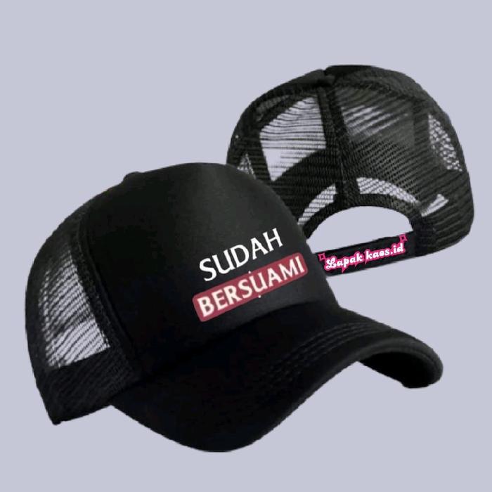Gatan Tshirt- Topi Trucker sudah bersuami