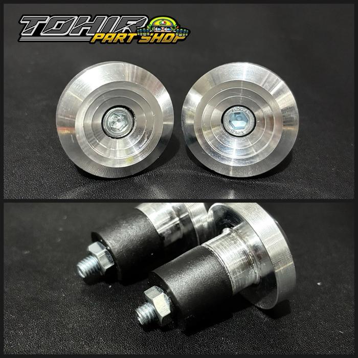 Jalu Stang Alumunium CNC Spiral Universal (sepasang)