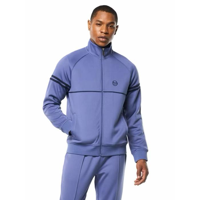 ￼Sergio Tacchini Orion Tracktop Jacket In Heron Blue