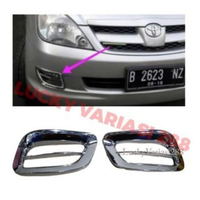 RING FOGLAMP / GARNISH FOGLAMP INNOVA NEW 2009 2010 2011 CHROME