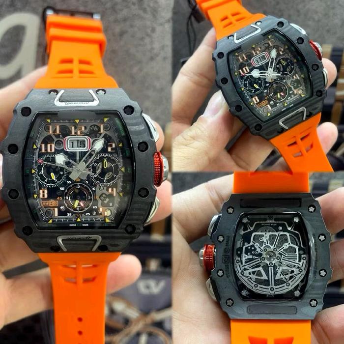 JAM TANGAN PRIA RM MCLAREN 11-03 CARBON AUTOMATIC ETA