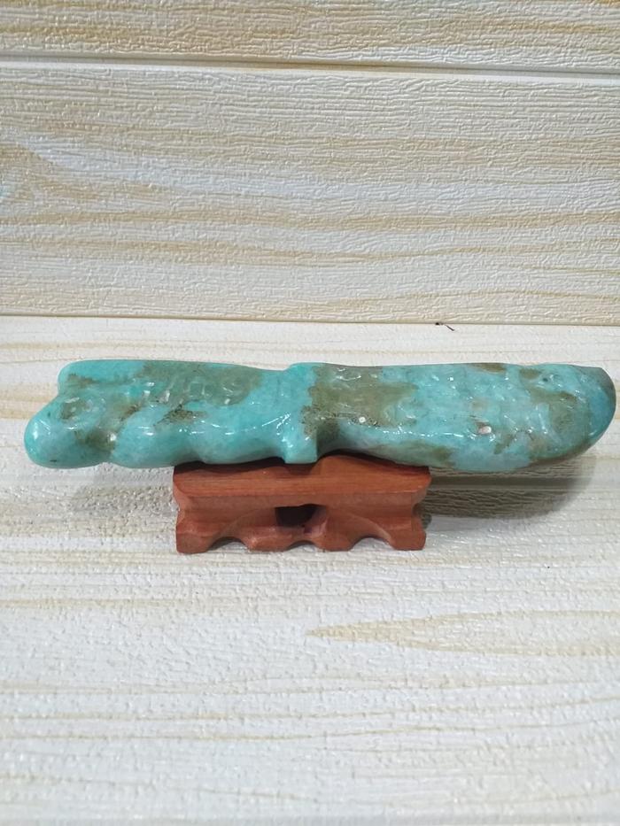 Giok Dinasti Ming / Dinasti Qing - Natural Batu / Asli Batu
