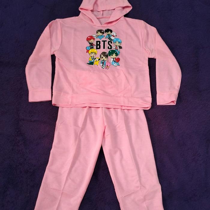 Baju anak motif BTS / Baju anak BTS panjang