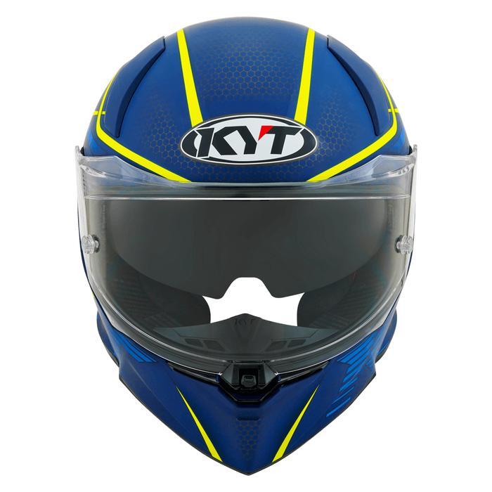DISKON HELM KYT R2R CONCEPT - MATT BLUE/YELLOW