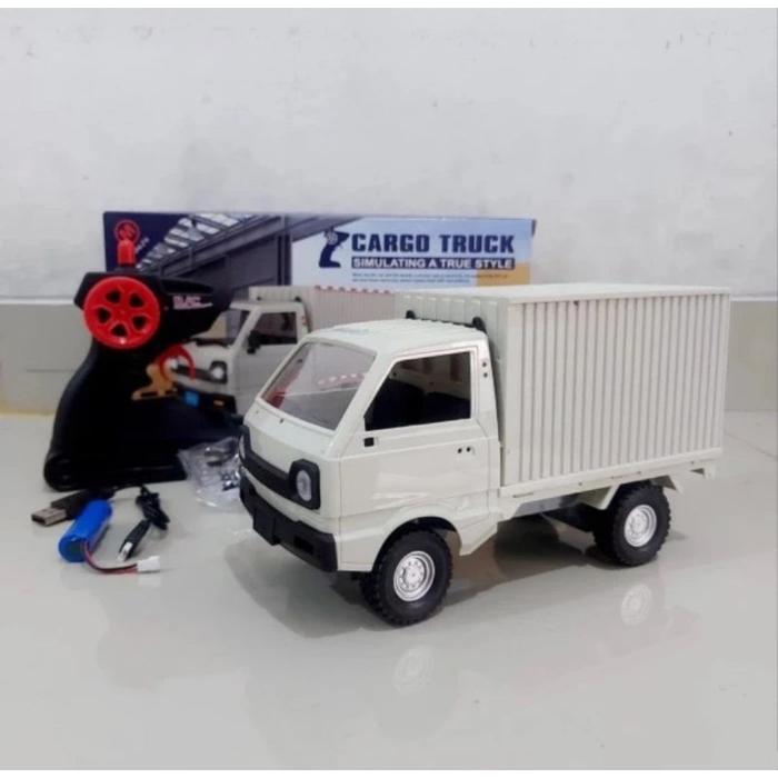 Mainan Rc mobil truk pickup carga box cargo