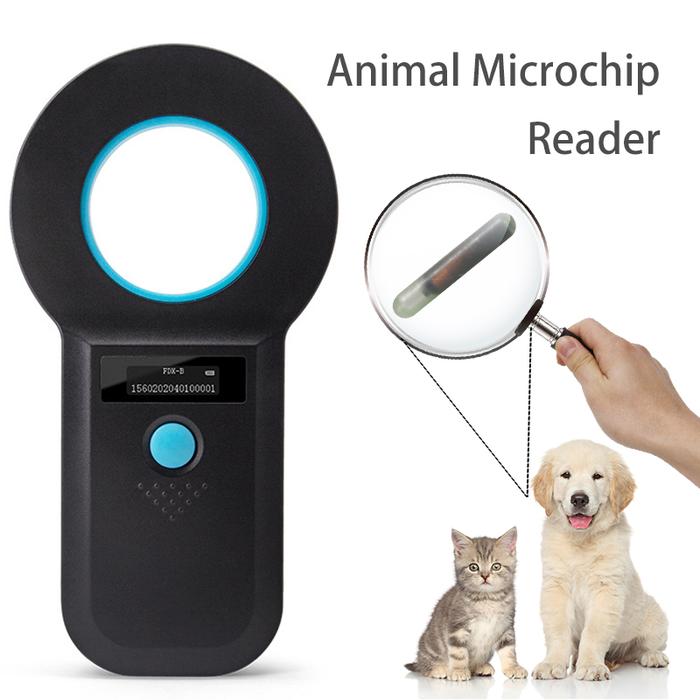 134.2KHz/125KHz Animal Tag Reader Scanner Animal Pet Microchip Reader