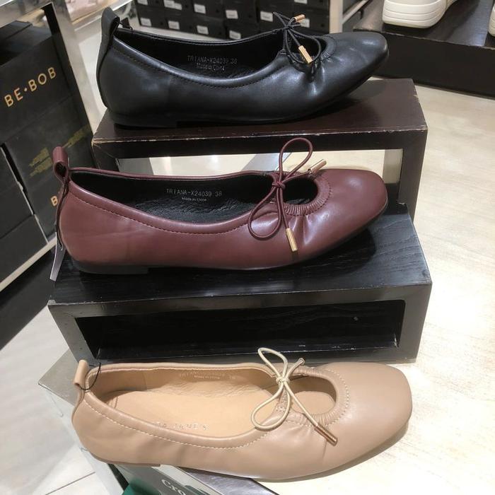 AMANDA JANE'S sepatu wanita flat slip on