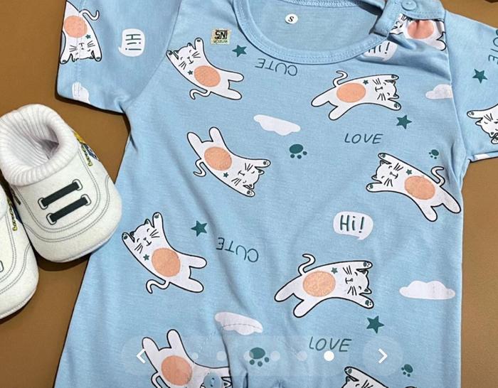 Baju Bayi lucu motif kucing "PRELOVED"