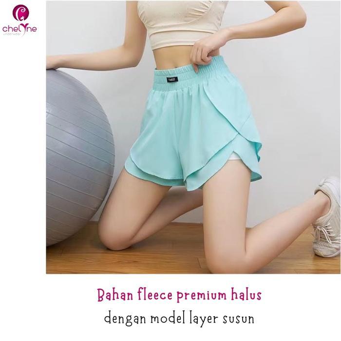 Chelyne Hotpants Sport TL666 Shortpants Celana Pendek Olahraga