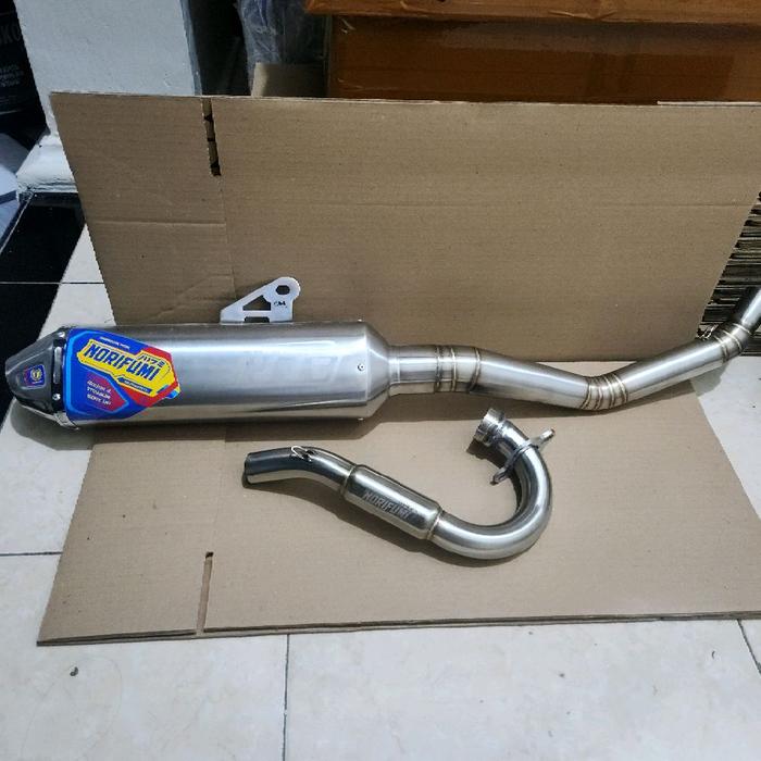 Knalpot Bore Up untuk motor CRF,KLX,KLX BF,D'Tracker,WR155