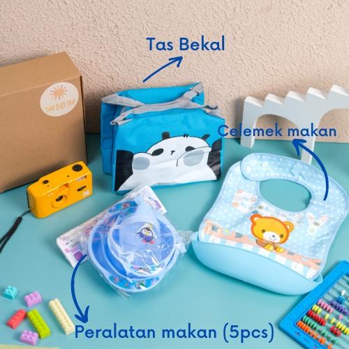 Hampers Peralatan Makan Bayi/ Feeding set Gift Box Baby / Kado New Born / Kado Bayi/ feeding set / H