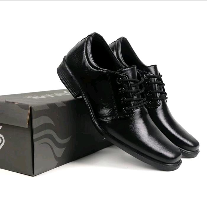 Sepatu Fantofel Pria Tali Hitam Fantofel Sepatu Kantor Hitam Kulit Terbaru Shoes Kerja Kantor Sekola