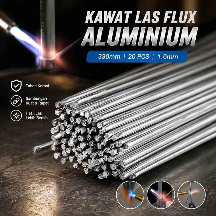 GrandMall - Kawat Las Aluminium | Elektroda Las Flux | Batang Las Aluminium