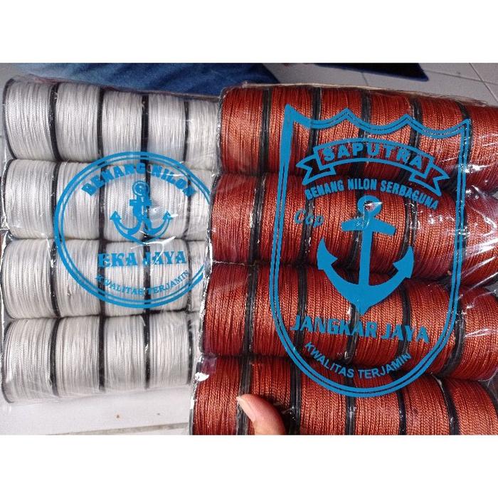 Benang Nilon Bol Tukang Sol Sepatu Layangan Bangunan Besar Panjang(1pack isi 24 pcs) / Benang Jahit 