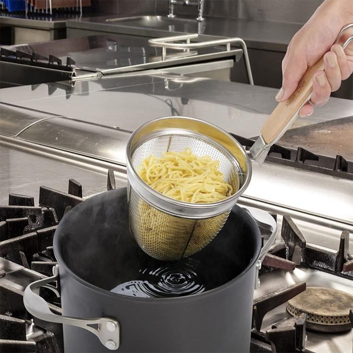 Saringan Mie Ayam Stainless Steel Saringan Mie Bihun Bakso Kocok