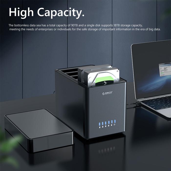 ORICO DS500U3 Hard Drive Docking Station 5 Bay USB3.0 to SATA 3.5