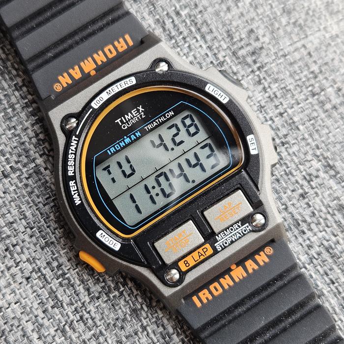 Timex triathlon ironman 8 lap Like new   jam pria