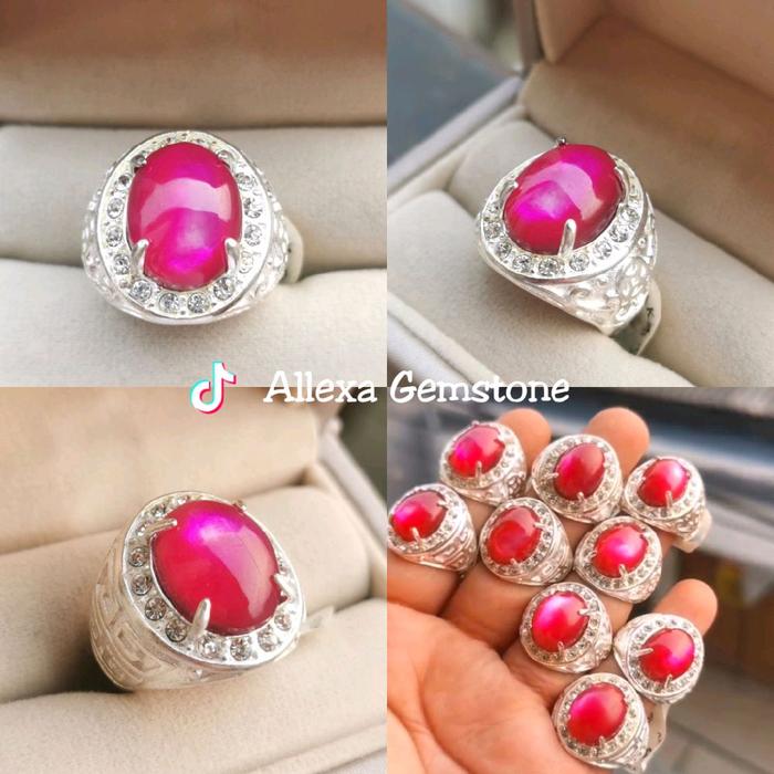 Batu Akik Ruby kerang laut Super Mewah Termurah HQ
