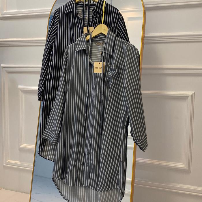 TERBATAS. Tunik Salur Basic Casual (free tali pinggang lepas pasang)