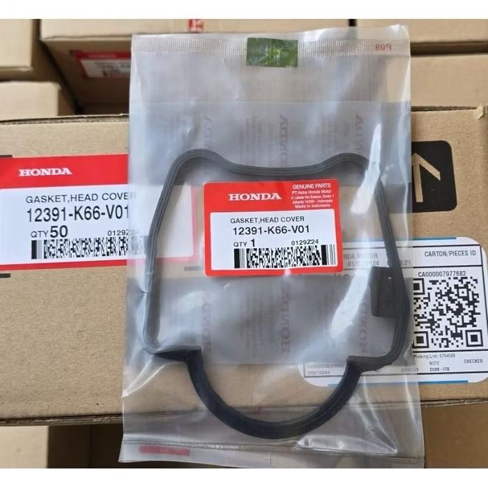 Honda Gasket Head Cover 12391-K66-V01 Original untuk Vario 125/150 LED K66 Baru