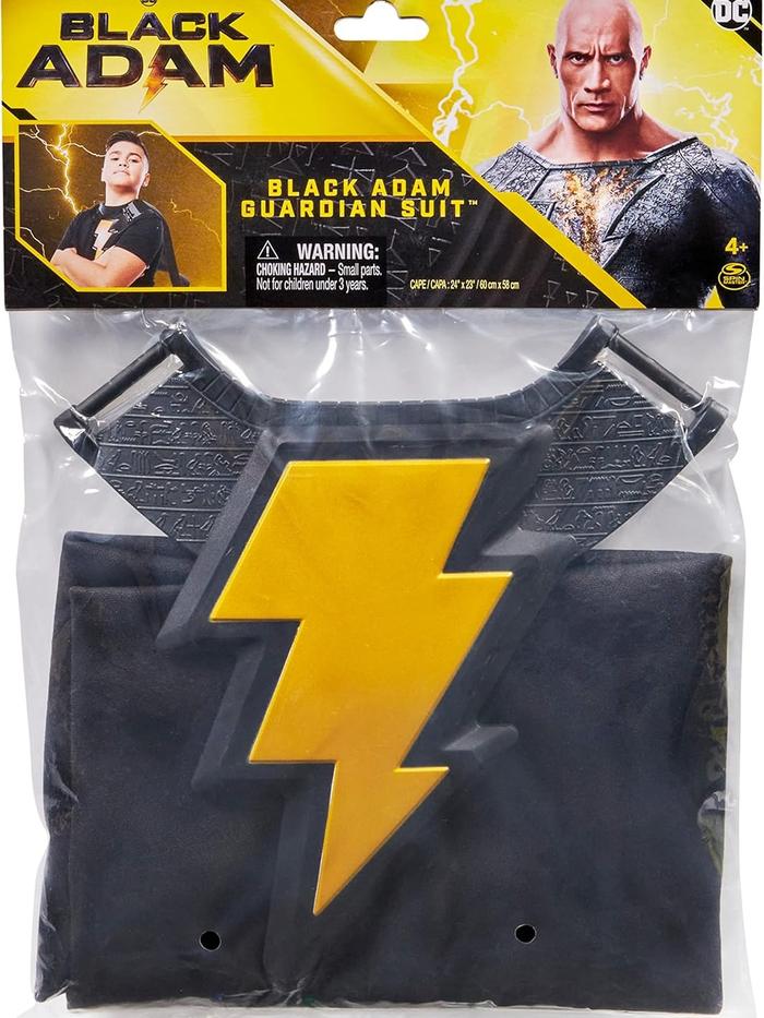 SPIN MASTER DC BLACK ADAM ORIGINAL BLACK ADAM GUARDIAN SUIT SPIN MASTER MAINAN KOSTUM SUPERHERO ANAK
