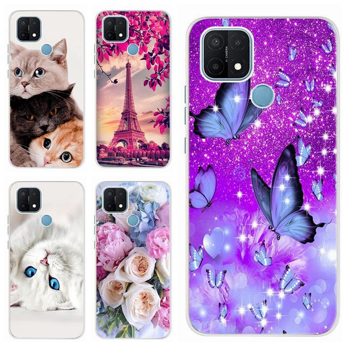 For OPPO A15s Case 6.52" Cartoon Painted Soft TPU Phone Case For OPPO