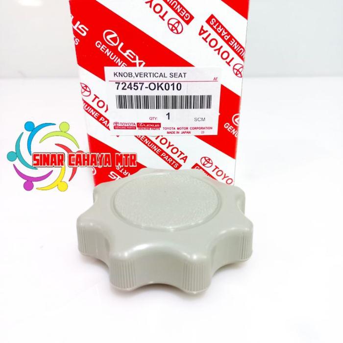 PUTARAN JOK DEPAN KNOB SETELAN HANDLE RECLINING JOK DEPAN TOYOTA INNOVA RUSH FORTUNER ASLI GARANSI 1