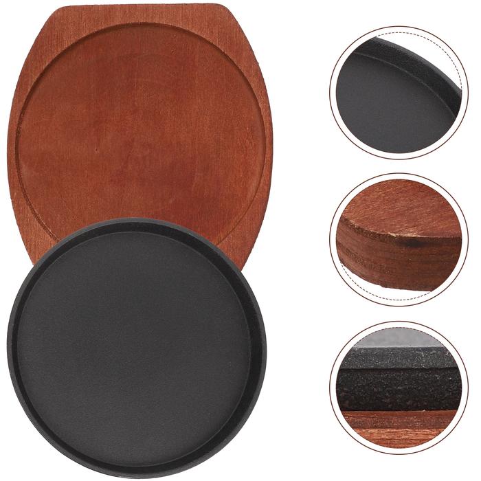 Japanese Steak Pan Steak Griddle Cast Iron Steak Plate Barbecue Grill