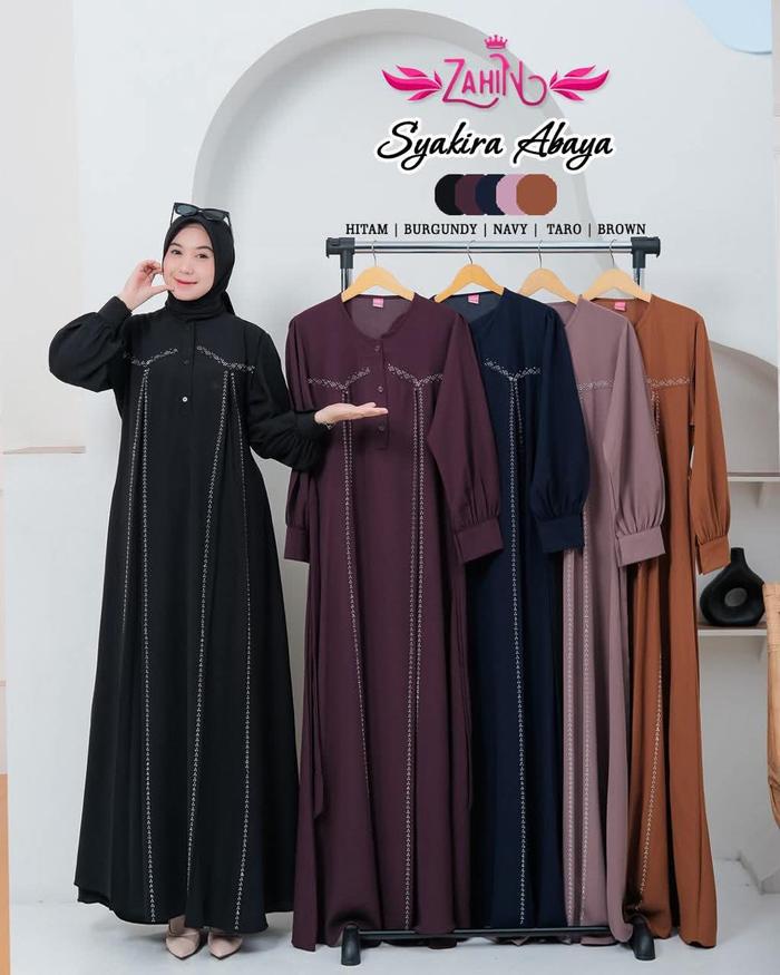 Gamis zahin abaya syakira marina premium