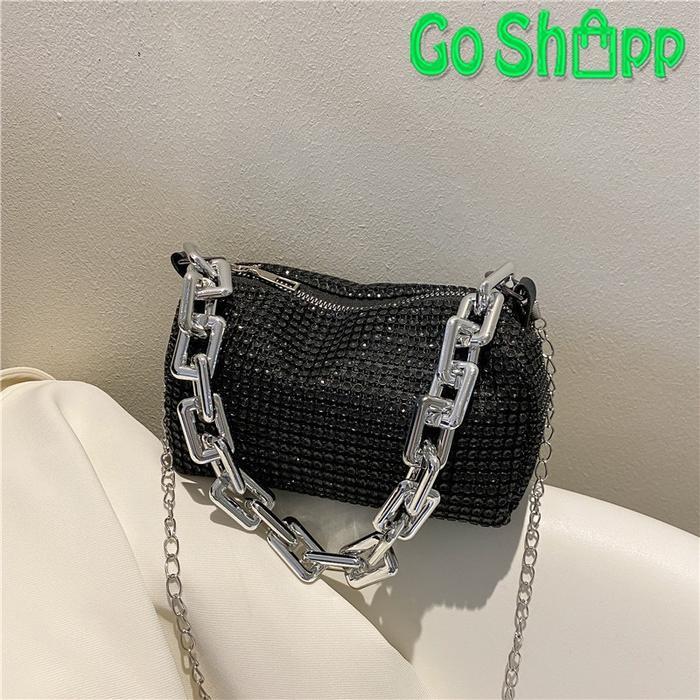 Tas Selempang Wanita Mini Bling Bling Import - Tas Bahu Slempang Wanita Fashion Korea - Tas Pesta Wa