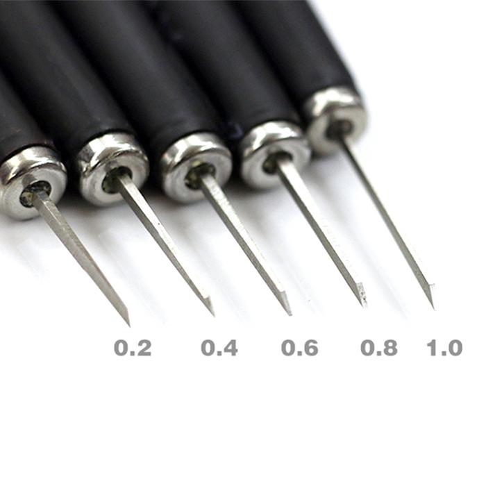 Fine Chisel Scriber 0.2/0.4/0.6/0.8/1.0/2.0/3.0/4.0mm Hand Tool Knife Modeling Tools Accessory Scrib