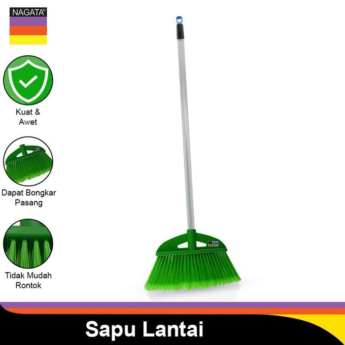 Sapu Nylon 307 Warna Nagata (Dengan Gagang)