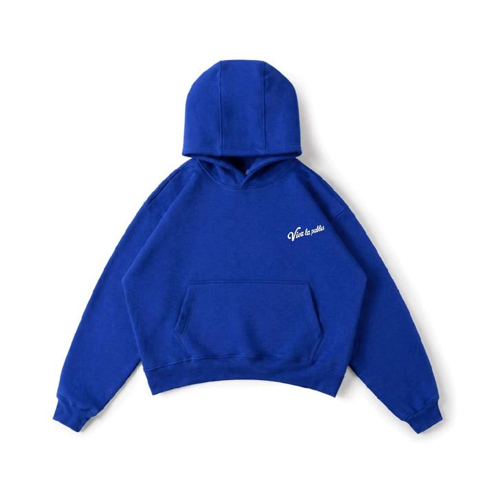Hoodie Boxy 330 Gsm | Viva La Pablos Blue | Snpb.Studio