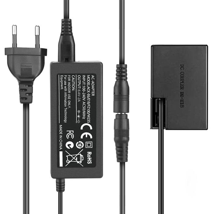 ACK-E18 DR-E18 DC Coupler USB-C Cable +  LP E17 Dummy Battery for