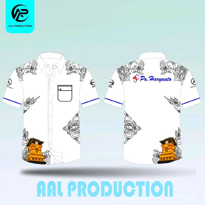 KEMEJA PERINTING PO HARYANTO FREE DESAIN BISA COD
