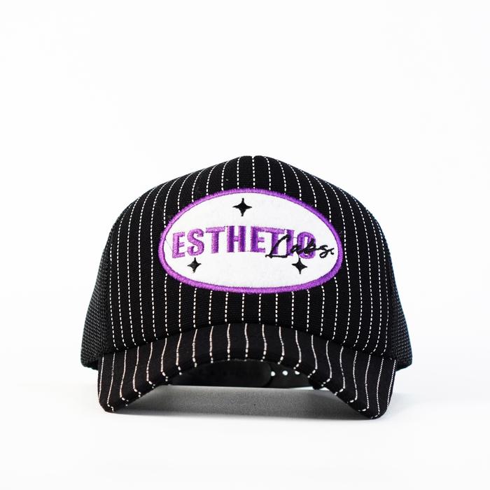 Estheticlabs Trucker Hat Striped Texture Wabash