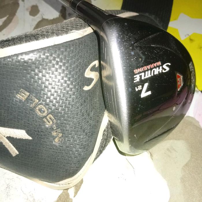 STIK GOLF MARUMAN SHUTTLE WOOD 7 MARAGING M SOLE SHAFF GRAFHITE  TYPE-FO3CARBON NANO TUBE GRIP GOLF 
