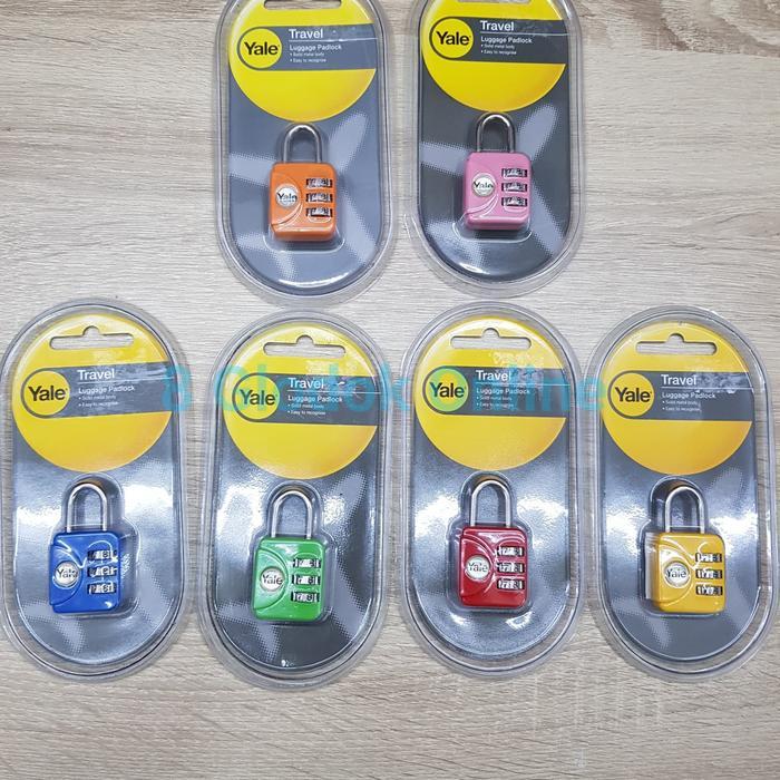 STOK TERBATAS Gembok Koper Yale / Gembok Nomor Yale / Gembok Yale YP1/28/121/1