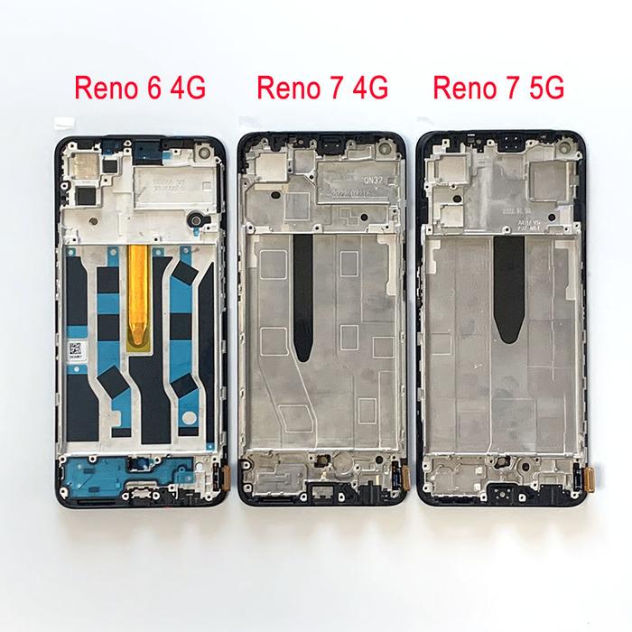 Original For OPPO Reno 6 4G Reno6 LCD CPH2235 Display Screen Frame