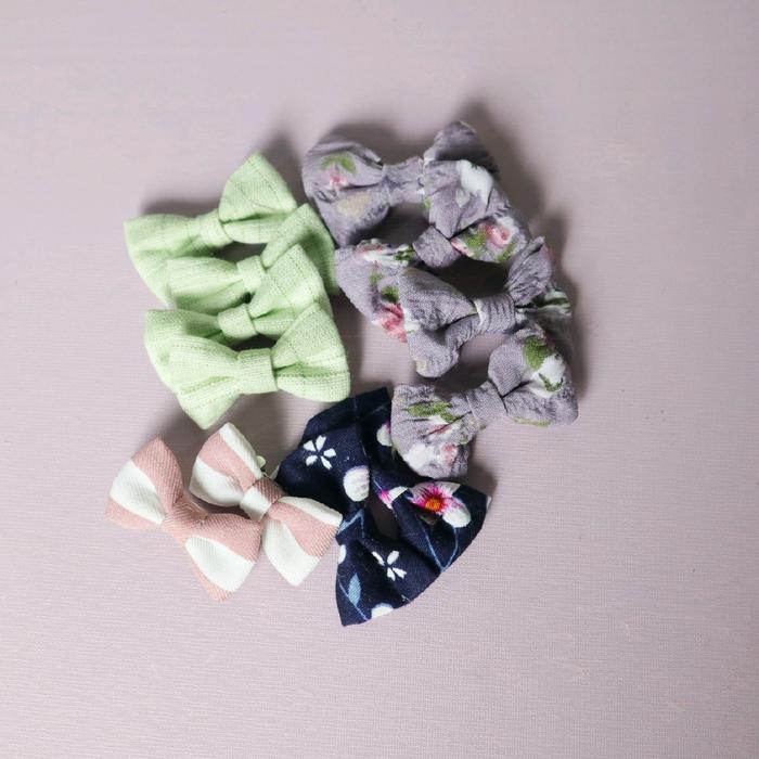 Bross Mini Pita Kain harga per 3 pcs- Bross Hijab Bross Baju