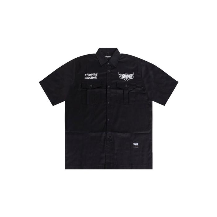 Vampire Kingdom Workshirt Kemeja Pria Kemeja Kerja Cowok Engineering Engineer | Rooters | Black Bord