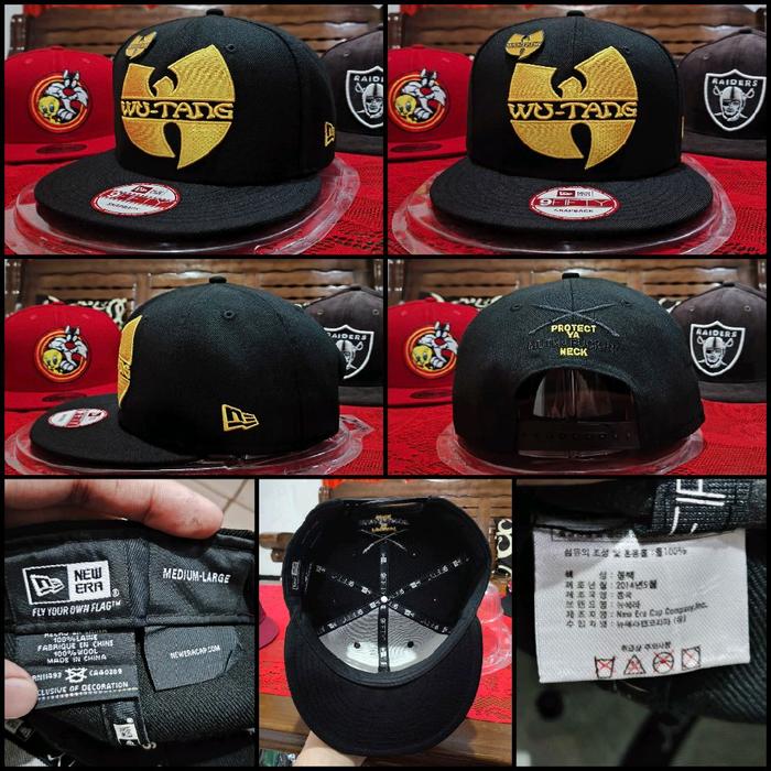 TOPI 9FIFTY NEW ERA X WUTANG SIZE: M/L ORIGINAL AUTHENTIC NEW ERA