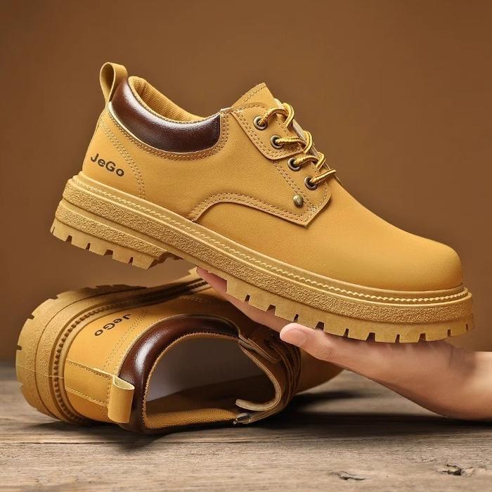 NEW Sepatu Touring Pria Kasual Low Boot Cowboy Boots Pendek Pria Sneakers Boots Pria